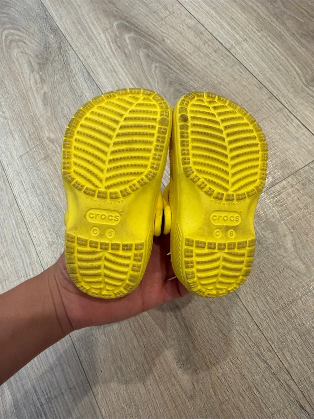 CROCS Kids Classic Clog in Yellow